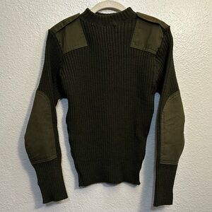 Defense Logistics Agency |  100% Wool Military Sweater, Size 36